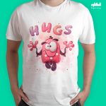 تیشرت طرح Hug کد ENTG105