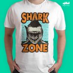 تیشرت طرح Shark Zone کد ENTG133 tasvir 2