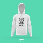 هودی طرح Keep Calm And Trust God کد ENH110 تصویر 2