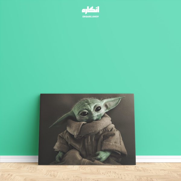 تابلو شاسی Baby Yoda کد ENCF150 فروشگاه انگاره تصویر 2